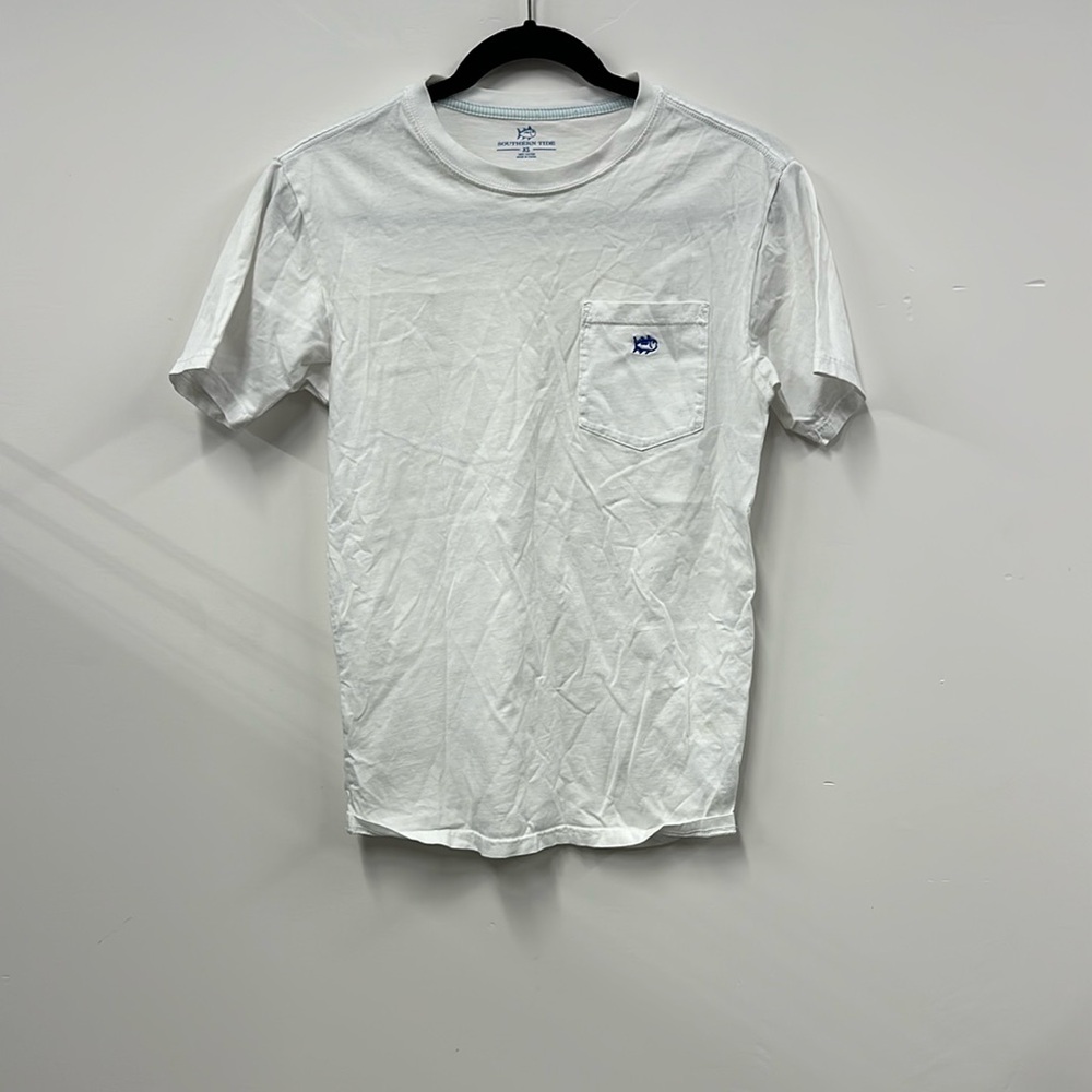 Southern Tide White Short Sleeve Cotton Tee xs